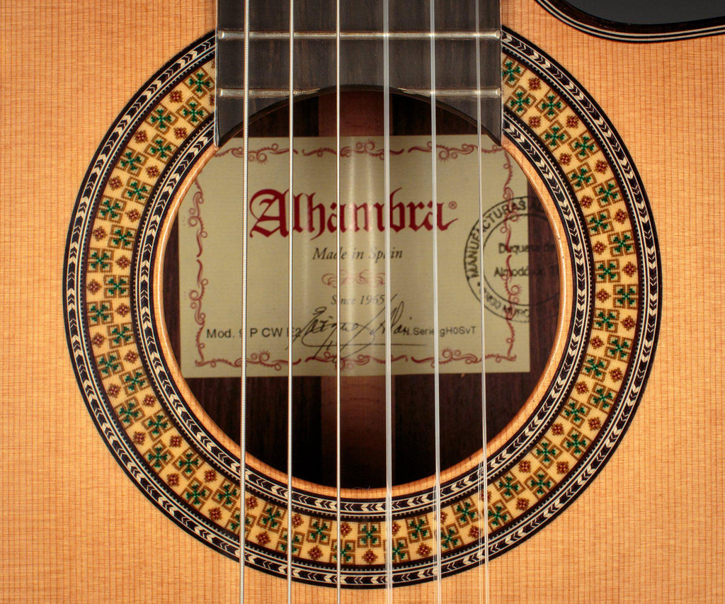 Alhambra 9P CW E2 - Cutaway Classical Guitar w/ Fishman Prefix Pro Blend Preamp