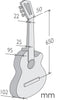 Alhambra 9P CW E8 - Cutaway Classical Guitar w/ Fishman Flex M Blend Preamp