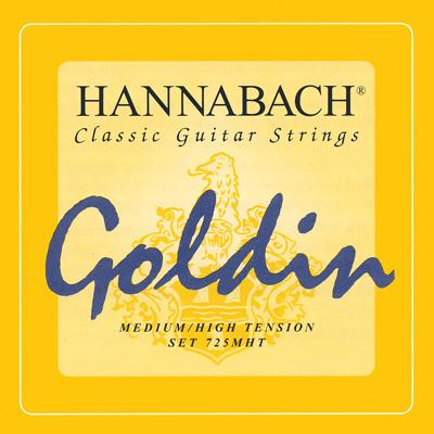 Hannabach Goldin 725MHT - Classical Guitar Strings - Basses Only