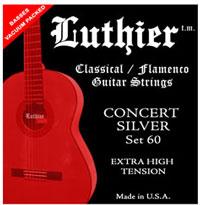 Luthier Set 60 - Concert Silver - Classical Guitar Strings