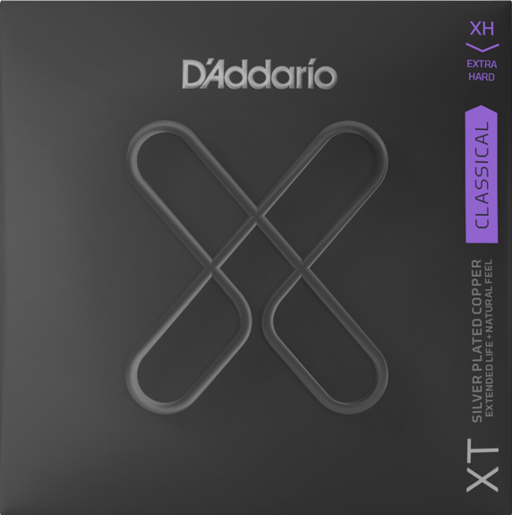 D'Addario<br>XTC44 Extended Life<br>Extra Hard Tension<br>Classical Guitar Strings