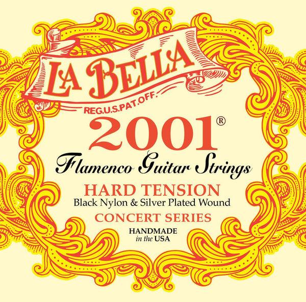 La Bella<br> 2001 Flamenco<br> Hard Tension<br> Flamenco Guitar Strings