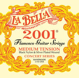 La Bella<br> 2001 Flamenco<br> Medium Tension<br> Flamenco Guitar Strings