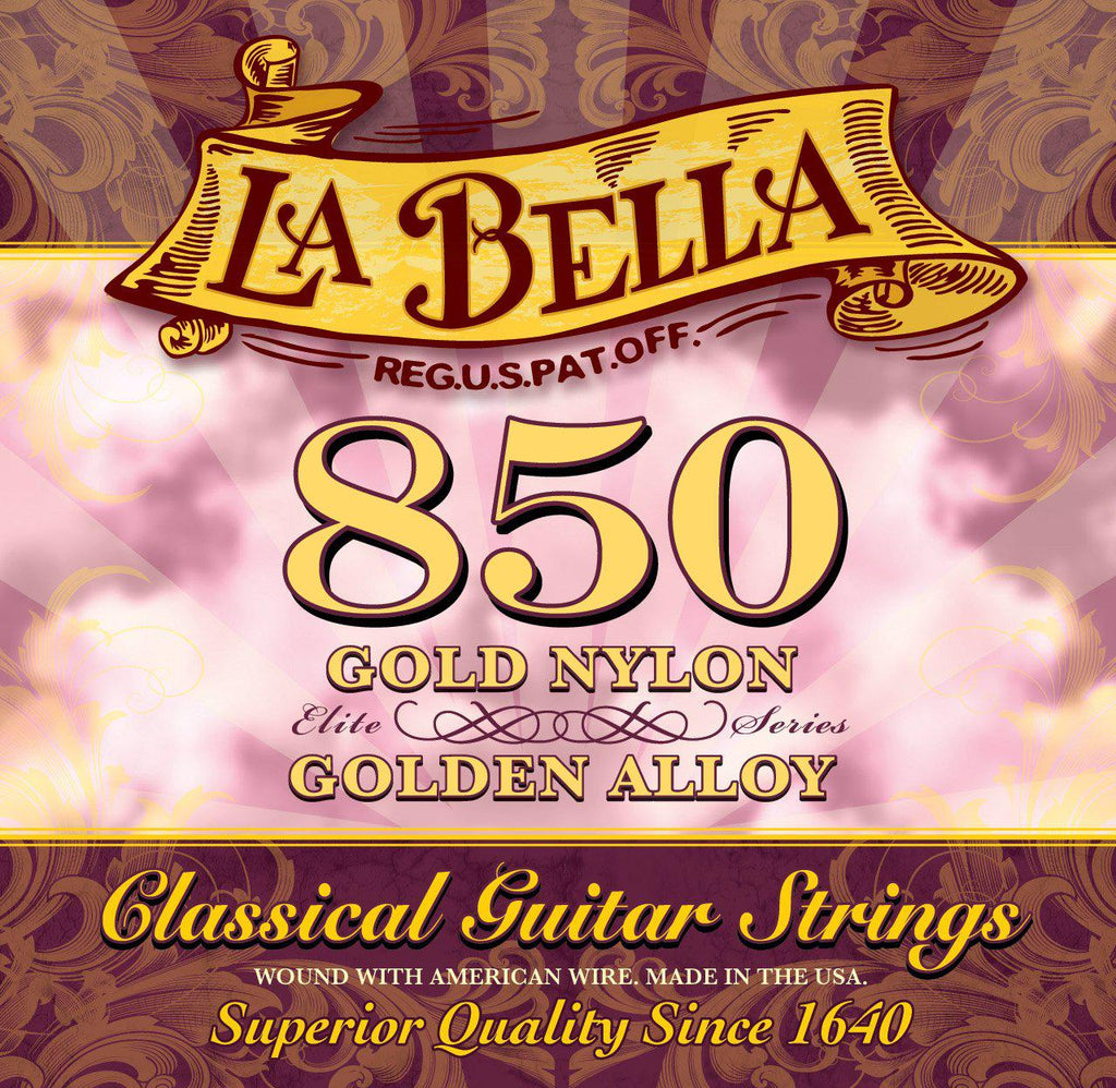 La Bella<br> 850 Elite Series<br> Medium Tension<br> Classical Guitar Strings