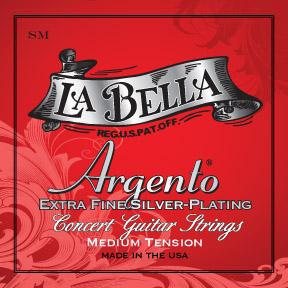 La Bella<br> SM Argento<br> Medium Tension<br> Classical Guitar Strings