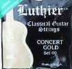 Luthier Set 40 - Concert Gold - Classical Guitar Strings