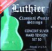 Luthier Set 50 - Concert Silver - Classical Guitar Strings